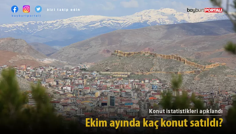 Bayburt’ta 2022 Ekim ayında kaç konut satıldı?
