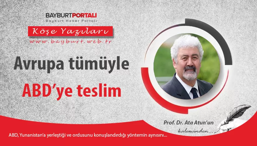 Avrupa, ABD’ye teslim