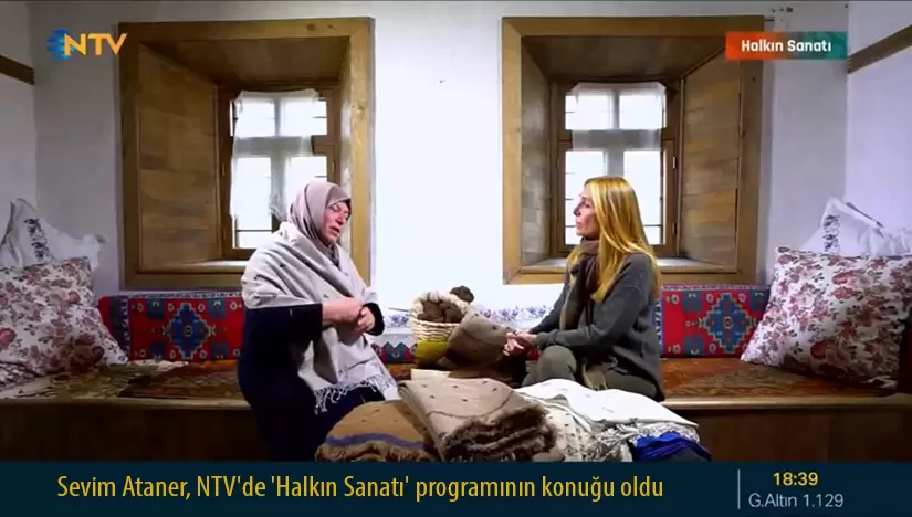 NTV’de ‘Bayburt’ta Ehram Dokumacılığı’ anlatıldı