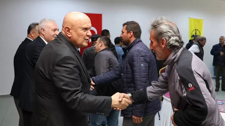 Bayburt Belediyesi’nde bayramlaşma