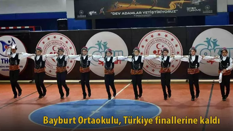Halk Oyunlarında Bayburt Ortaokulu, Türkiye finallerine kaldı