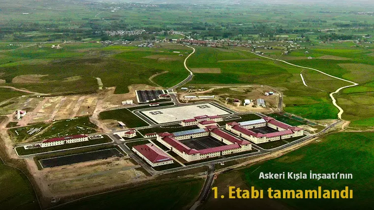 Bayburt Askeri Kışla İnşaatı’nın 1. Etabı Tamamlandı