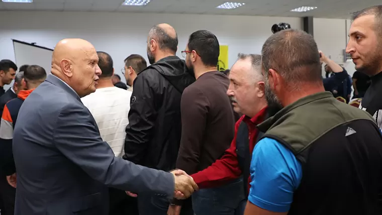 Bayburt Belediyesi’nde bayramlaşma töreni