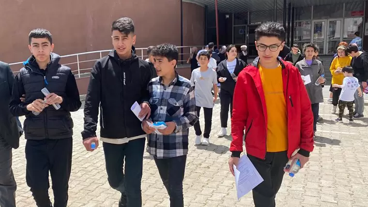 Bayburt’ta 896 öğrenci LGS için ter döktü