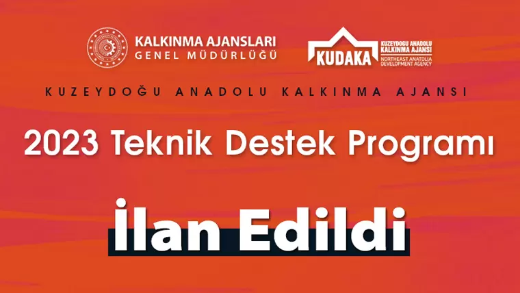 KUDAKA, ‘2023 Yılı Teknik Destek Programı’ ilan edildi
