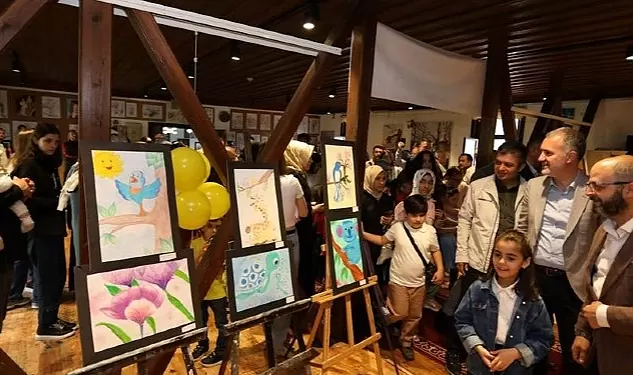 Küçük Ressamların Eserleri, İnegöl’de Görücüye Çıktı