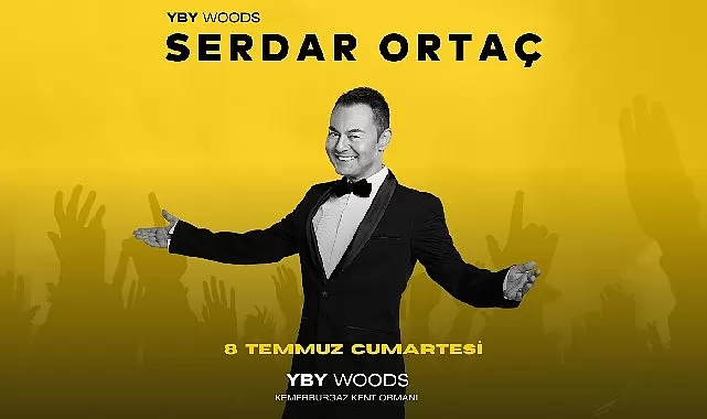 Serdar Ortaç’tan İstanbul’un En Büyük Sahnesi YBY Woods’ta Müzik Şöleni