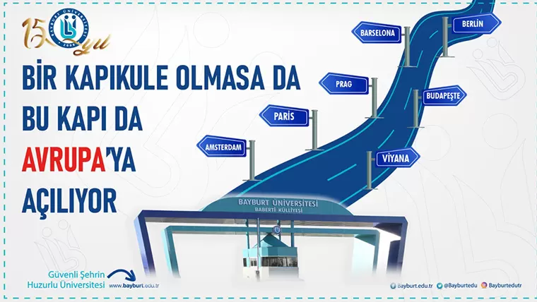 Bayburt Üniversitesi’ni tercih eden başarılı öğrencilere ‘Avrupa Gezisi’