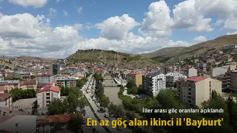 İller arası en az göç alan ikinci il ‘Bayburt’