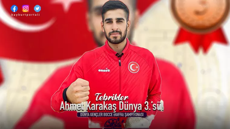 Ahmet Karakaş, Dünya Gençler Bocce Şampiyonası’nda üçüncü oldu