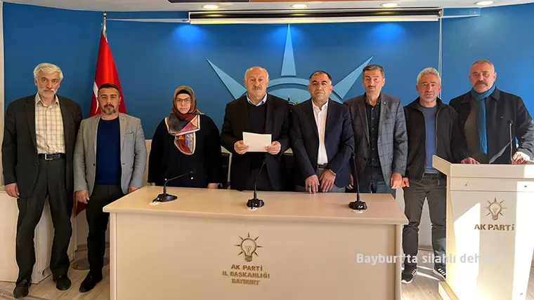 AK Parti Bayburt İl Başkanlığı’ndan İsrail’in Gazze saldırısına tepki