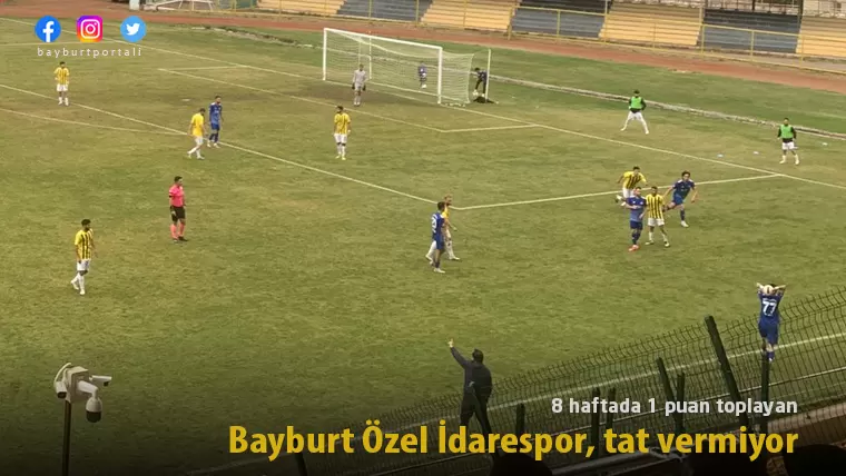 Bayburt Özel İdarespor, tat vermiyor