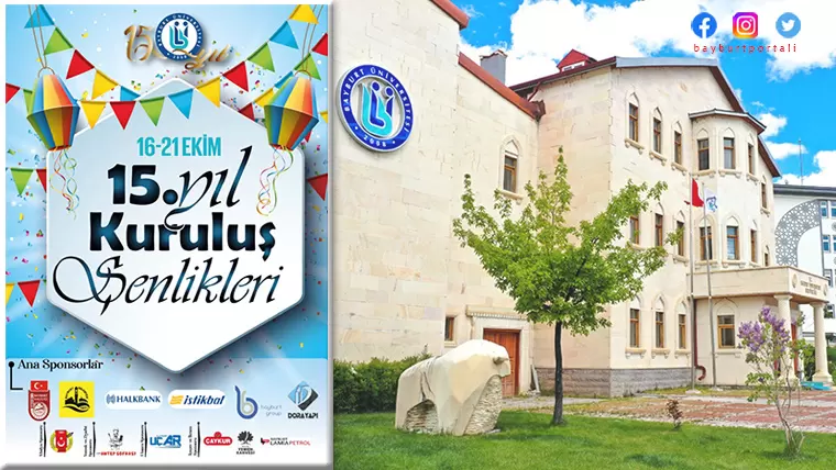 Bayburt Üniversitesi’nin ’15. Yıl Kuruluş Şenlikleri’ programı belli oldu