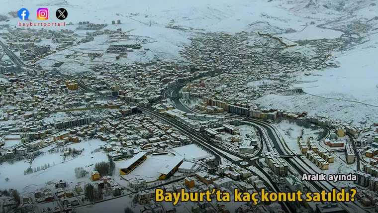 Aralık ayında Bayburt’ta kaç konut satıldı? (2023)