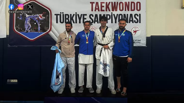 Bayburt Üniversitesi’ne Taekwondo’da bir madalya da Arif Efe Köse’den