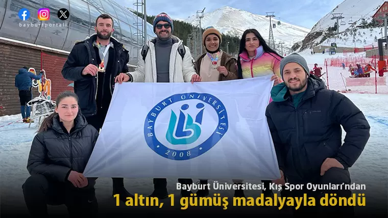 Kış Spor Oyunları’nda Yasin Oğurlu altın, Emine Özü gümüş madalya kazandı