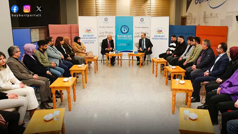 Peyami Battal, Bayburt Üniversitesinin Tecrübe Sohbetlerine konuk oldu