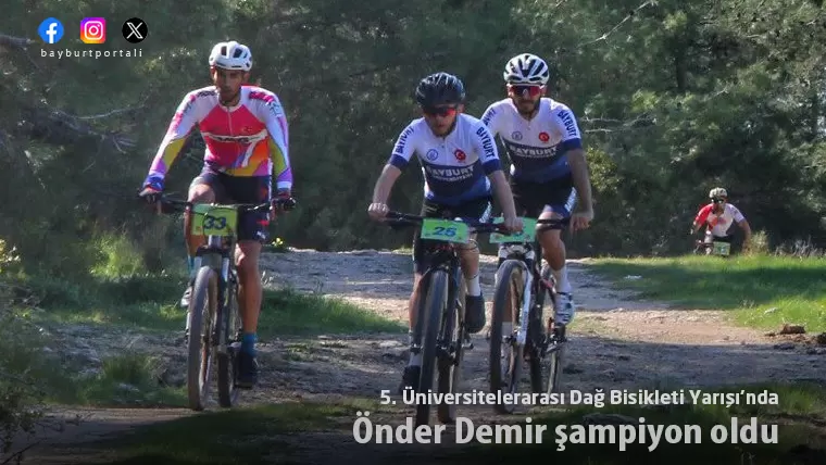 5. Üniversitelerarası Dağ Bisikleti Yarışı’nda Önder Demir şampiyon oldu
