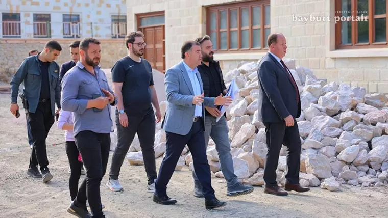 Bayburt Yöresel Ürün Satış Merkezi inşaatı devam ediyor