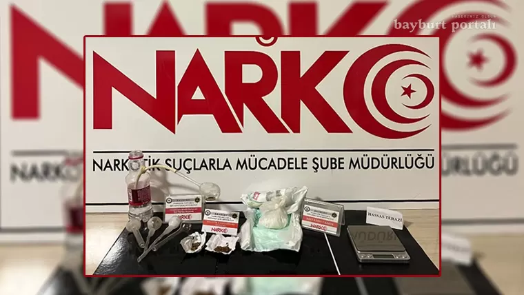 Bayburt’ta uyuşturucu operasyonunda 3 kişi tutuklandı!