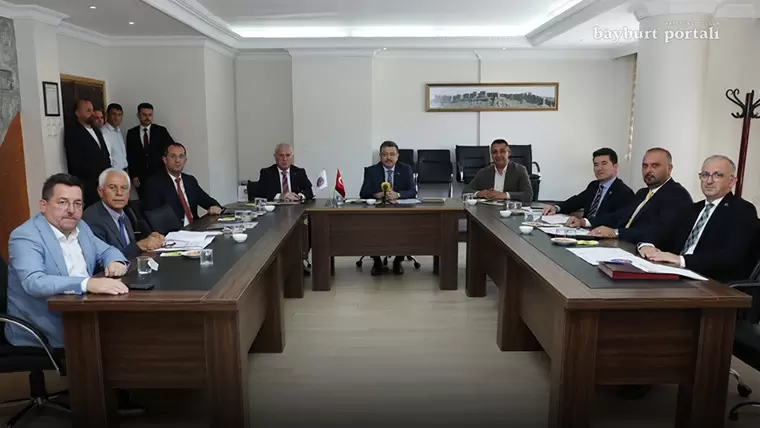 Bayburt, DKBB Encümen Toplantısı’na ev sahipliği yaptı