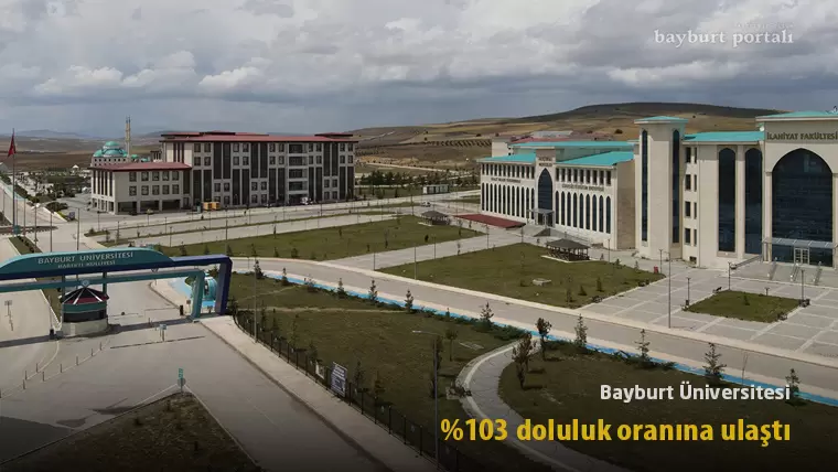 Bayburt Üniversitesi, YKS tercih sonuçlarında %103 doluluk oranına ulaştı