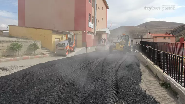 Kış öncesi Bayburt Belediyesi’nde yoğun çalışma temposu