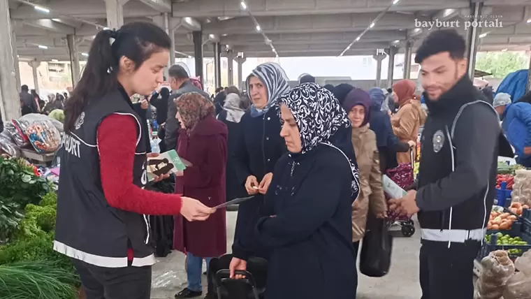 Bayburt Emniyetinden narkotikle mücadele için bilgilendirme faaliyetleri