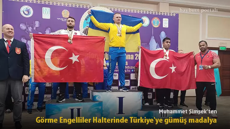 Muhammet Şimşek, Görme Engelliler Halterinde Türkiye’ye gümüş madalya kazandırdı!
