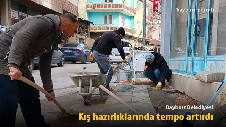 Bayburt Belediyesi, kış hazırlıklarında tempo artırdı