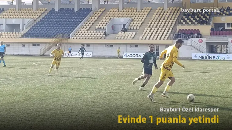 Bayburt Özel İdarespor – 1922 Konyaspor maçı berabere bitti