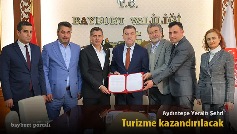 Aydıntepe Yeraltı Şehri’ni turizme kazandıracak imzalar atıldı