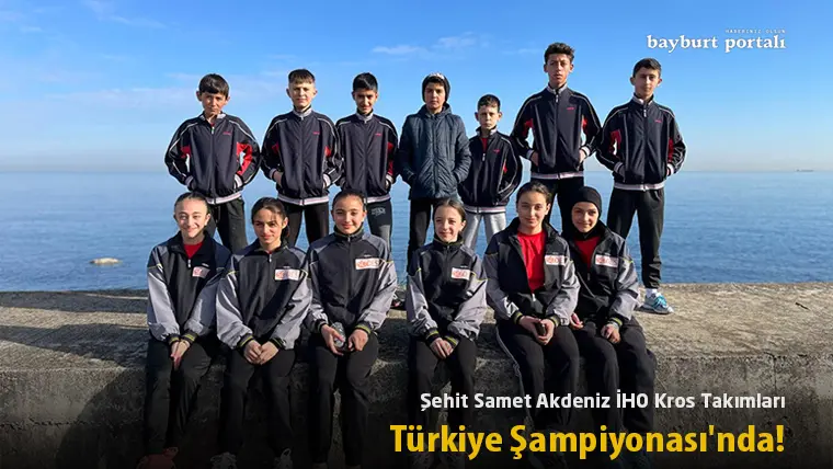 Şehit Samet Akdeniz Ortaokulu Kros Takımları, Türkiye Şampiyonası’nda!