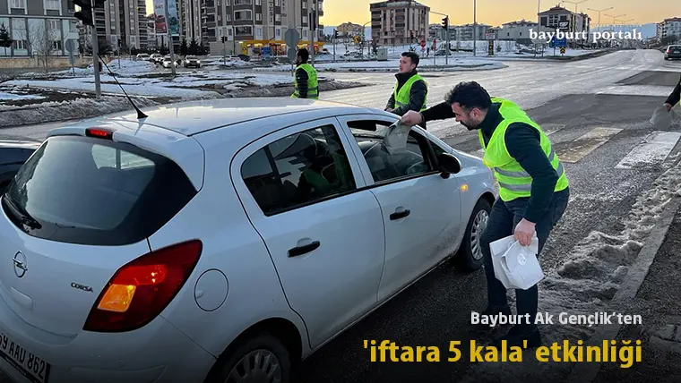 Bayburt Ak Gençlik’ten ‘iftara 5 kala’