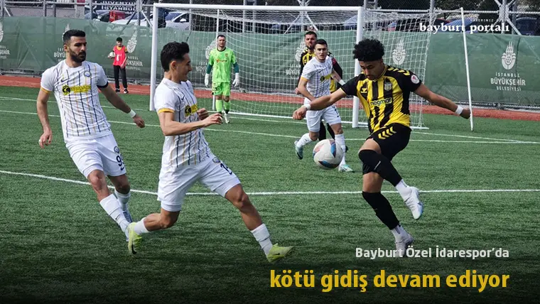Bayburt Özel İdarespor’da kötü gidiş devam ediyor