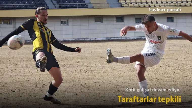 Bayburt Özel İdarespor’da kötü gidişat devam ediyor: Taraftarlar tepkili