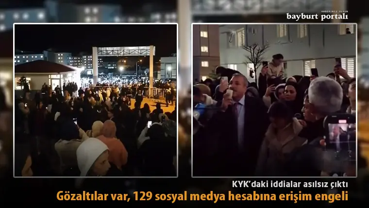 Bayburt Sultan Fahriye Kız Öğrenci Yurdu’ndaki iddialar asılsız çıktı, gözaltılar var