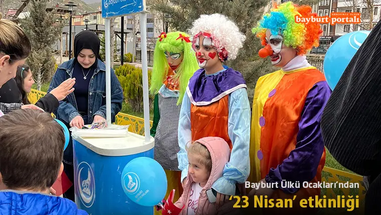 Bayburt Ülkü Ocakları’ndan ’23 Nisan’ etkinliği