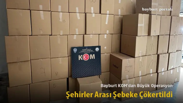 Bayburt KOM’dan Büyük Operasyon: Şehirler Arası Şebeke Çökertildi