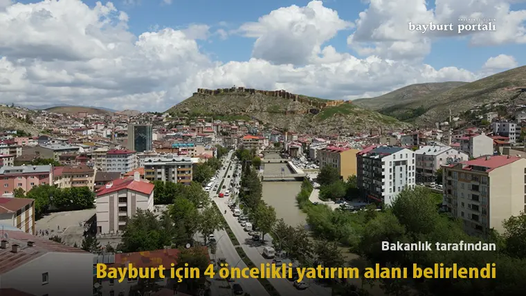 Bayburt için 4 öncelikli yatırım alanı belirlendi