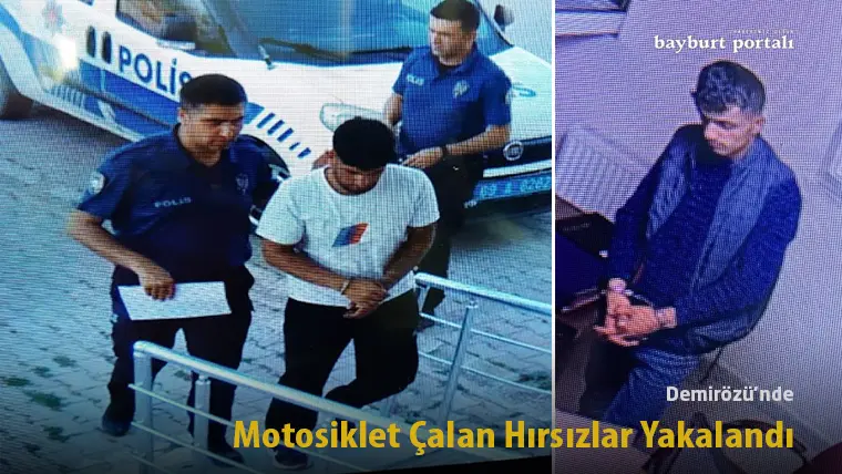 Demirözü’nde Motosiklet Çalan Hırsızlar Yakalandı