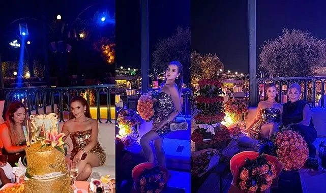 Melisa Özmen'e doğum gününde güller yağdı