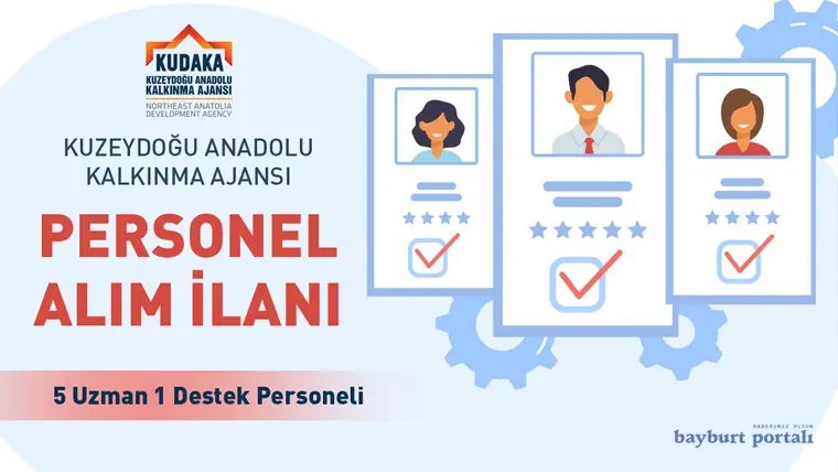 Kuzeydoğu Anadolu Kalkınma Ajansı (KUDAKA) 6 Personel Alacak!