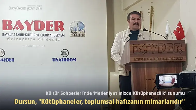 BAYDER Kültür Sohbetleri’nde ‘Medeniyetimizde Kütüphanecilik’ konuşuldu