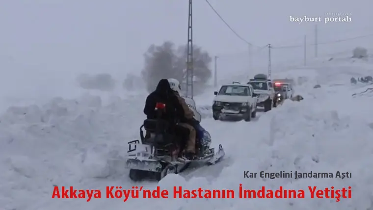 Kar Engelini Jandarma Aştı: Akyaka Köyü’nde Hastanın İmdadına Yetişti