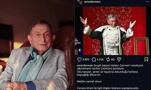 Türk Tiyatrosunun Usta İsmi Haldun Dormen Hayatını Kaybetti