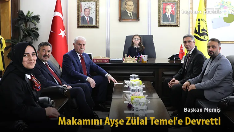 Başkan Memiş Makamını Ayşe Zülal Temel’e Devretti