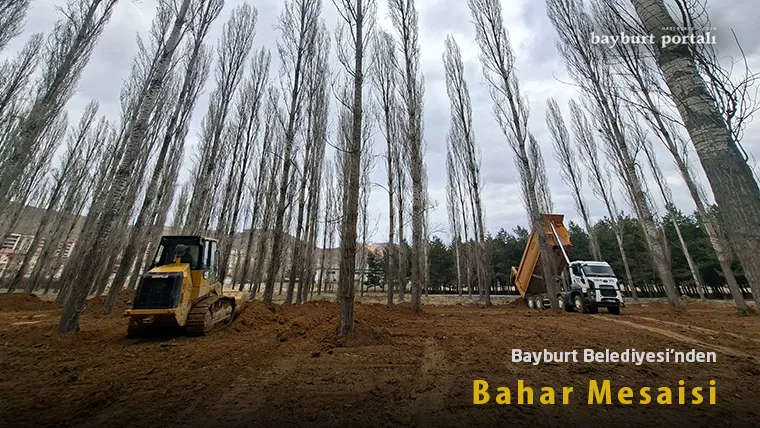 Bayburt Belediyesi’nden Bahar Mesaisi