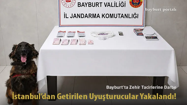 Bayburt’ta Zehir Tacirlerine Darbe: İstanbul’dan Getirilen Uyuşturucular Yakalandı!