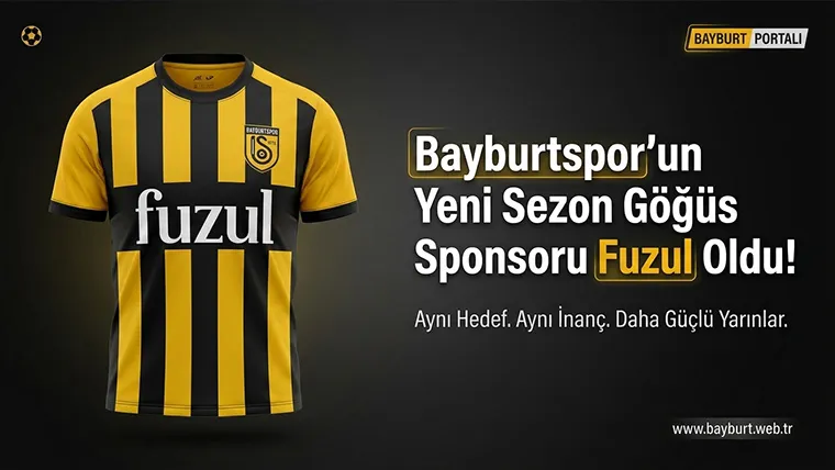 Bayburtspor’un Yeni Sezon Göğüs Sponsoru Fuzul Oldu!